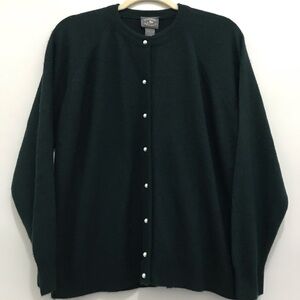 Designers Original Luxelon Dark Green Sweater Size XL